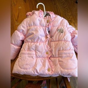 Carter’s 18month pink warm puffer coat with hood